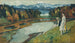 Föhn Kampenwand Chiemsee - Leo Putz — visning af kunstværket