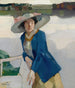 Frieda am Langenbräusee - Leo Putz — visning af kunstværket