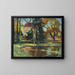 Parc du château de Fuberg à Gauting - Leo Putz — indrammet kunstværk på væggen
