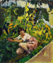 Toni i blomsterbedet - Leo Putz — visning af kunstværket