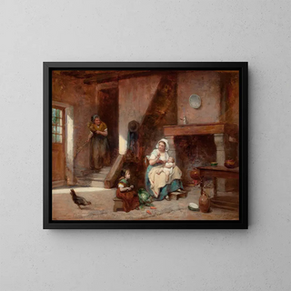 Leon Emile Caille - Family Scene.webp