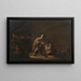 La présentation au temple - Leonaert Bramer — indrammet kunstværk på væggen
