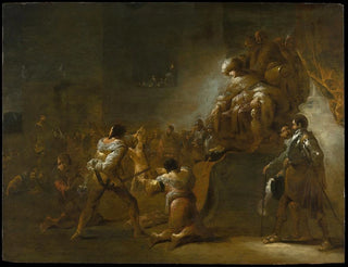 Le Jugement de Salomon - Leonaert Bramer — visning af kunstværket