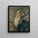 Portrait af Leon Tolstoj - Leonid Pasternak — indrammet kunstværk på væggen
