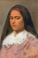 Portrait af en Orientalsk kvinde - Leopold Carl Müller — visning af kunstværket