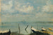 Vue de Mestre sur Venise, paysage lagunaire - Leopold Carl Müller — visning af kunstværket