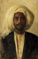 Buste af en Araber - Leopold Carl Müller — visning af kunstværket
