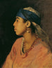 egyptisk sanger - Leopold Carl Müller — visning af kunstværket