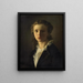 Josefine Müller Søsteren af kunstnerne - Leopold Carl Müller — indrammet kunstværk på væggen