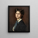 Marie Müller, kunstnerens søster - Leopold Carl Müller — indrammet kunstværk på væggen
