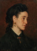 Portrait af en ung kvinde - Leopold Carl Müller — visning af kunstværket