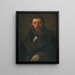 Portrait af Herman Horovitz - Leopold Horovitz — indrammet kunstværk på væggen