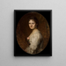 Portrait af Anna Branicka - Leopold Horowitz — indrammet kunstværk på væggen