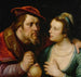 Les Amants inégaux - Cornelis Cornelisz Van Haarlem — visning af kunstværket