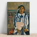 Reproduktion af maleriet Les Ancêtres de Tehamana (Merahi Metua no Tehamana) - Paul Gauguin