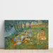 Reproduktion af maleriet Les Andelys, familien Lebasque ved vandkanten - Henri Lebasque