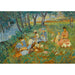 Reproduktion af maleriet Les Andelys, familien Lebasque ved vandkanten - Henri Lebasque