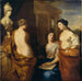 "Les Arts autour du buste de la reine Kristina de Suède" - David Klöcker Ehrenstrahl — vist i et interiør