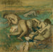 Les Baigneurs - Edgar Degas — visning af kunstværket