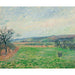 Reproduktion af maleriet Les Coteaux de Gisors, Temps Gris - Camille Pissarro