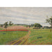 Reproduktion af maleriet Les Coteaux de Thierceville, Temps Gris - Camille Pissarro