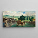 Reproduktion af maleriet Les Courses à Longchamp - Edouard Manet
