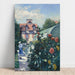 Reproduktion af maleriet af Les Dahlias, have i Petit Gennevilliers - Gustave Caillebotte