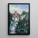 Reproduktion af maleriet af Les Dahlias, have i Petit Gennevilliers - Gustave Caillebotte
