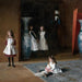 pigerne af Edward Darley Boit - John Singer Sargent — vist i et interiør