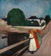 Les Filles sur le Pont - Edvard Munch — visning af kunstværket
