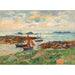 Reproduktion af maleriet Les Glénans, Finistère - Henry Moret