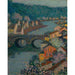 Reproduktion af maleriet af Henri Le Sidaner - Les Maisons Sur La Rivière Maleri