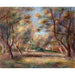 Reproduktion af maleriet Les Oliviers à Cagnes - Pierre-Auguste Renoir