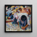 Les Pavés de la rue - Umberto Boccioni — indrammet kunstværk på væggen