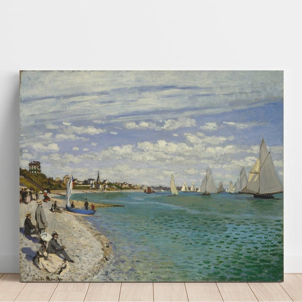 Reproduktion af maleriet Les Régates à Sainte-Adresse - Claude Monet