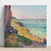 Reproduktion af maleriet Les Rochers à Agay - Maximilien Luce