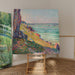 Reproduktion af maleriet Les Rochers à Agay - Maximilien Luce
