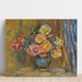 Reproduktion af maleriet "Les Roses au Rideau Bleu" - Pierre-Auguste Renoir