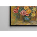 Reproduktion af maleriet "Les Roses au Rideau Bleu" - Pierre-Auguste Renoir