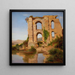 Les Ruines de l'Aqueduc Aniene Nuovo près de Tivoli - Anders Christian Lunde — indrammet kunstværk på væggen