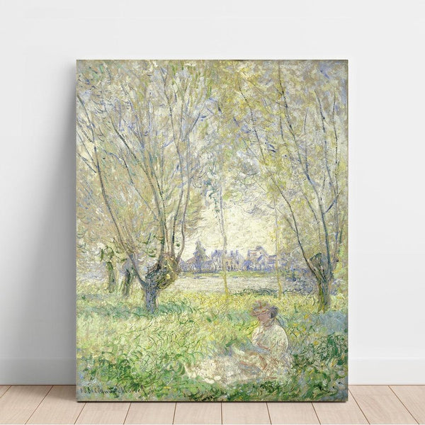 Reproduktion af maleriet Les Saules - Claude Monet