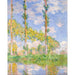 Reproduktion af maleriet De Tre Træer, Sommer - Claude Monet