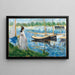 Reproduktion af maleriet Les bords de la Seine à Argenteuil - Edouard Manet