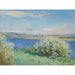 Reproduktion af maleriet "Les bords de la Seine près de Vétheuil" - Claude Monet