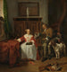 Les chasseurs présentent - Gabriel Metsu — visning af kunstværket
