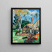 Reproduktion af maleriet Les cochons noirs - Paul Gauguin