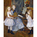 Reproduktion af maleriet Les filles de Catulle Mendès - Pierre-Auguste Renoir