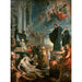 Reproduktion af maleriet af Miraklerne af Saint François Xavier - Peter Paul Rubens