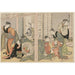 Reproduktion af maleriet De elegante fornøjelser af de fire årstider - Kitagawa Utamaro
