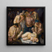 Les prisonniers - Max Beckmann — indrammet kunstværk på væggen